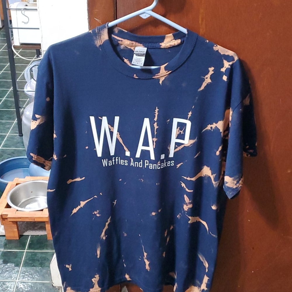 Homemade Bleach dyed tee